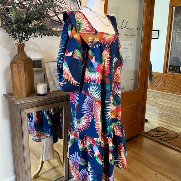 FARM Rio Anthropology Toucans Dress, Large, EUC - Picture 13 of 16